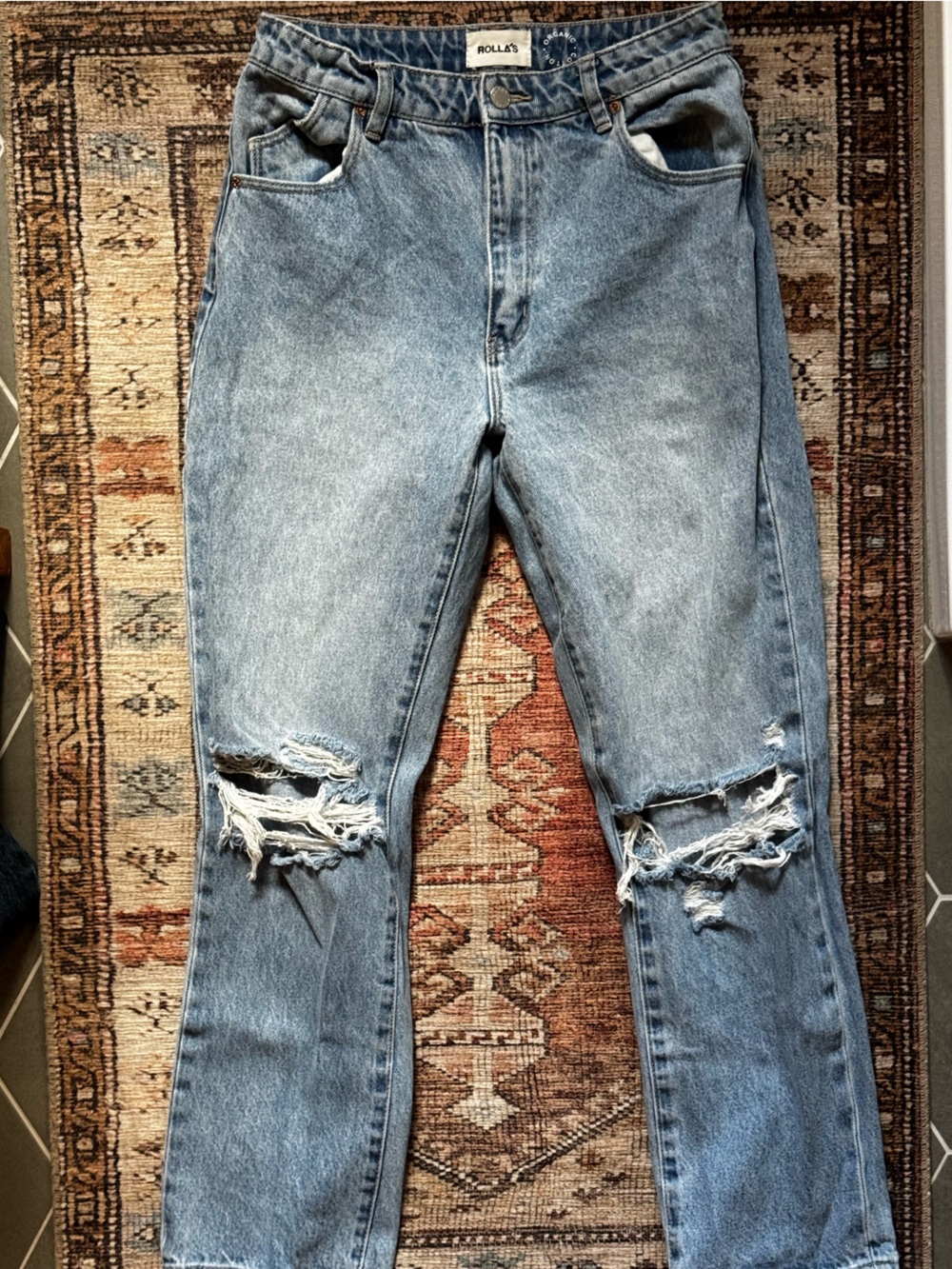 ROLLA'S Original High Rise Straight Jeans